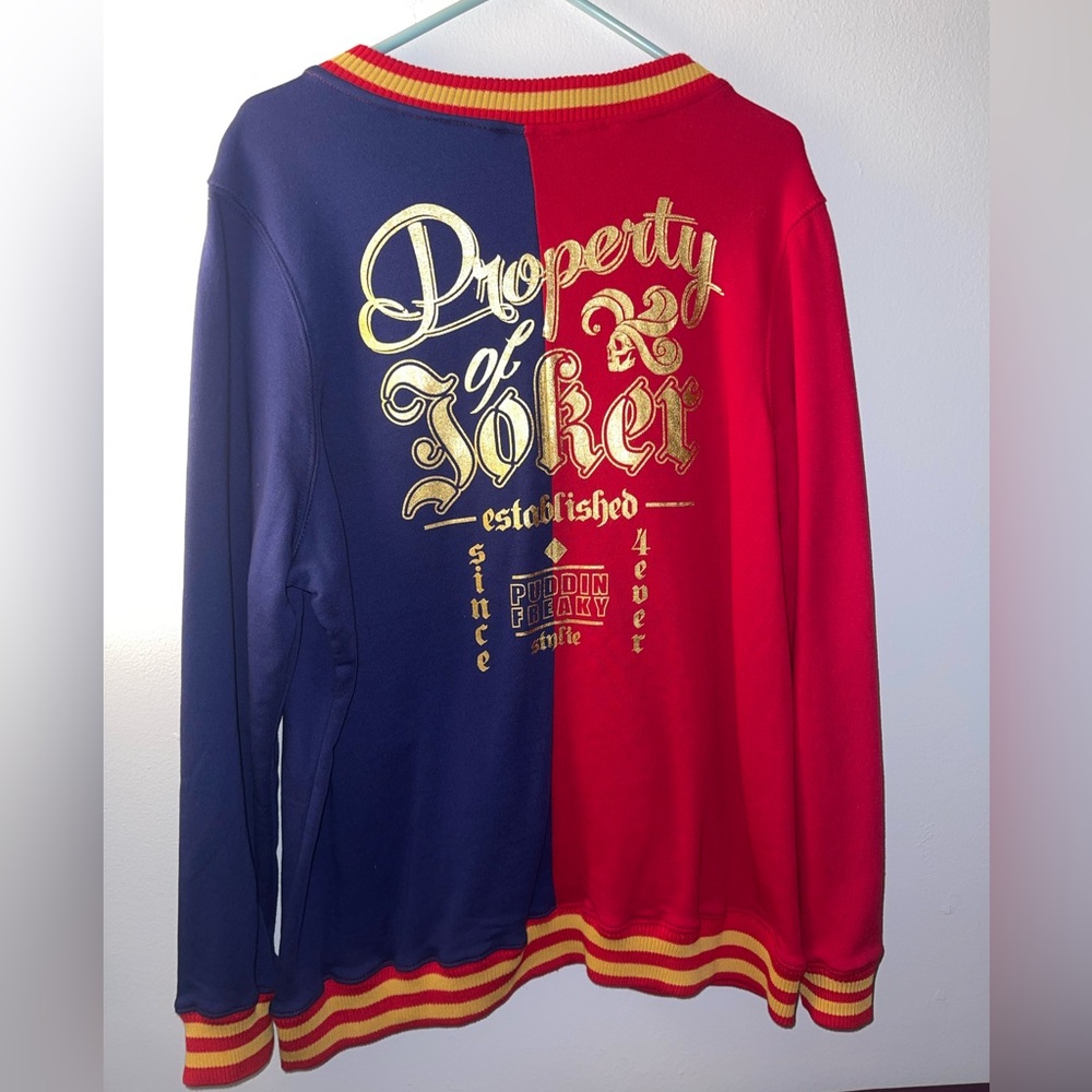 Suicide Squad Harley Quinn Full Zip Sweatshirt